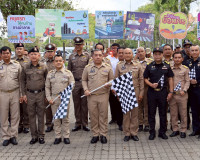 จังหวัดสุราษฎร์ธานี ปล่อยขบวนรณรงค์ “ขับขี่ปลอดภัย ลดความเร็ ... พารามิเตอร์รูปภาพ 4