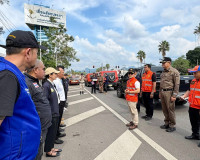 รองผู้ว่าฯ สุราษฎร์ธานี เดินสายตรวจเยี่ยมจุดตรวจ/จุดบริการปร ... พารามิเตอร์รูปภาพ 11
