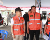 รองผู้ว่าฯ สุราษฎร์ธานี เดินสายตรวจเยี่ยมจุดตรวจ/จุดบริการปร ... พารามิเตอร์รูปภาพ 36