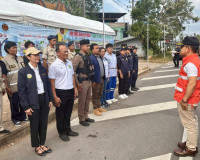 รองผู้ว่าฯ สุราษฎร์ธานี เดินสายตรวจเยี่ยมจุดตรวจ/จุดบริการปร ... พารามิเตอร์รูปภาพ 47