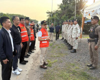 รองผู้ว่าฯ สุราษฎร์ธานี เดินสายตรวจเยี่ยมจุดตรวจ/จุดบริการปร ... พารามิเตอร์รูปภาพ 53