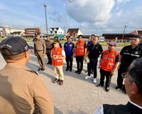 รองผู้ว่าฯ สุราษฎร์ธานี เดินสายตรวจเยี่ยมจุดตรวจ/จุดบริการปร ... พารามิเตอร์รูปภาพ 63