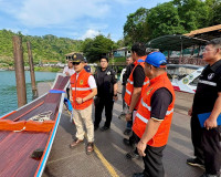 รองผู้ว่าฯ สุราษฎร์ธานี เดินสายตรวจเยี่ยมจุดตรวจ/จุดบริการปร ... พารามิเตอร์รูปภาพ 64