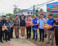 รองผู้ว่าฯ สุราษฎร์ธานี ลงพื้นที่ตรวจเยี่ยมจุดตรวจโซนใต้ ให้ ... พารามิเตอร์รูปภาพ 6