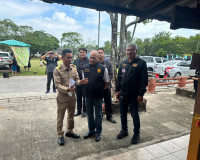 รองผู้ว่าราชการจังหวัดสุราษฎร์ธานี ลงพื้นที่ตรวจเยี่ยมสังเกต ... พารามิเตอร์รูปภาพ 5