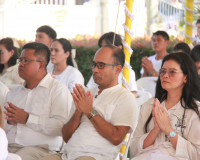 ผู้ว่าฯ สุราษฎร์ธานีนำข้าราชการและพ่อค้าประชาชนร่วมพิธีบวงสร ... พารามิเตอร์รูปภาพ 20