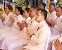 ผู้ว่าฯ สุราษฎร์ธานีนำข้าราชการและพ่อค้าประชาชนร่วมพิธีบวงสร ... พารามิเตอร์รูปภาพ 74