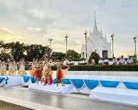 รองผู้ว่าราชการจังหวัดสุราษฎร์ธานี เป็นประธานรับชมการแสดงสมโ ... พารามิเตอร์รูปภาพ 5