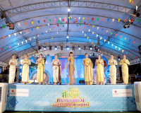 จังหวัดสุราษฎร์ธานี จัดเดินแบบผ้าไทยเพื่อการกุศล “วิจิตรพัสต ... พารามิเตอร์รูปภาพ 13