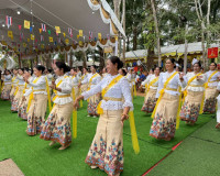รองผู้ว่าฯ สุราษฎร์ธานี เป็นประธานพิธีผูกพัทธสีมา ปิดทองฝังล ... พารามิเตอร์รูปภาพ 11