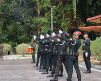 รองผู้ว่าฯ สุราษฎร์ธานี ร่วมพิธีวางพวงมาลาและบำเพ็ญกุศลเนื่อ ... พารามิเตอร์รูปภาพ 6