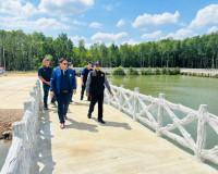 รองผู้ว่าราชการจังหวัดสุราษฎร์ธานี ลงพื้นที่ตรวจเยี่ยมการดำเ ... พารามิเตอร์รูปภาพ 6