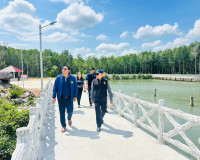 รองผู้ว่าราชการจังหวัดสุราษฎร์ธานี ลงพื้นที่ตรวจเยี่ยมการดำเ ... พารามิเตอร์รูปภาพ 8