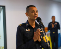 สุราษฎร์ธานีร่วมพิธีทำบุญเจริญพระพุทธมนต์ วันคล้ายวันสถาปนา  ... พารามิเตอร์รูปภาพ 16