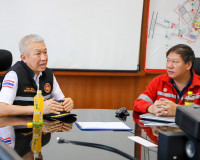 รองผู้ว่าราชการจังหวัดสุราษฎร์ธานี ลงพื้นที่ตรวจสอบคลังน้ำมั ... พารามิเตอร์รูปภาพ 3