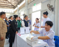 สุราษฎร์ธานีลงพื้นที่บ้านนาสาร ขับเคลื่อน “บำบัดทุกข์ บำรุงส ... พารามิเตอร์รูปภาพ 44