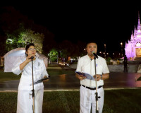 จังหวัดสุราษฎร์ธานี ประกอบพิธีสมโภชพระบฏและผ้าห่มพระธาตุศรีส ... พารามิเตอร์รูปภาพ 2