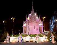 จังหวัดสุราษฎร์ธานี ประกอบพิธีสมโภชพระบฏและผ้าห่มพระธาตุศรีส ... พารามิเตอร์รูปภาพ 15