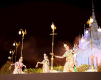 จังหวัดสุราษฎร์ธานี ประกอบพิธีสมโภชพระบฏและผ้าห่มพระธาตุศรีส ... พารามิเตอร์รูปภาพ 27