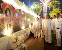 จังหวัดสุราษฎร์ธานี ประกอบพิธีสมโภชพระบฏและผ้าห่มพระธาตุศรีส ... พารามิเตอร์รูปภาพ 34