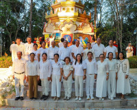 พลังศรัทธาเนืองแน่น! สุราษฎร์ธานีรวมใจเป็นหนึ่ง แห่ผ้าห่มพระ ... พารามิเตอร์รูปภาพ 79