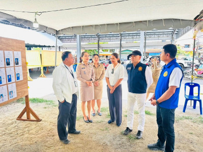รองผู้ว่าฯ สุราษฎร์ธานี ลงพื้นที่ตรวจเยี่ยมสังเกตการณ์การเลื ... พารามิเตอร์รูปภาพ 1