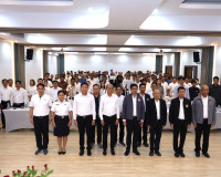 รองผู้ว่าราชการจังหวัดสุราษฎร์ธานี กล่าวต้อนรับในพิธีเปิดการ ... พารามิเตอร์รูปภาพ 6