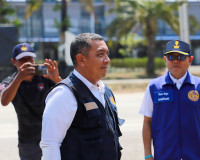 จังหวัดสุราษฎร์ธานีเปิดกิจกรรมรณรงค์ความปลอดภัยทางถนนช่วงเทศ ... พารามิเตอร์รูปภาพ 1