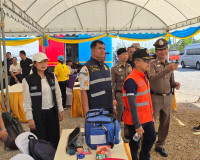 รองผู้ว่าฯ สุราษฎร์ธานี ลงพื้นที่ตรวจจุดบริการช่วงสงกรานต์ 2 ... พารามิเตอร์รูปภาพ 2