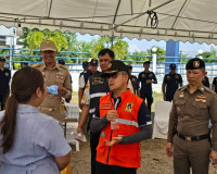 รองผู้ว่าฯ สุราษฎร์ธานี ลงพื้นที่ตรวจจุดบริการช่วงสงกรานต์ 2 ... พารามิเตอร์รูปภาพ 3