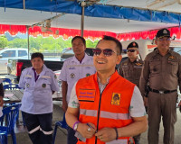 รองผู้ว่าฯ สุราษฎร์ธานี ลงพื้นที่ตรวจเข้มจุดบริการช่วงสงกราน ... พารามิเตอร์รูปภาพ 4