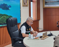 จังหวัดสุราษฎร์ธานีประชุมติดตามสถานการณ์อุบัติเหตุช่วงสงกราน ... พารามิเตอร์รูปภาพ 22