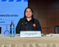 รองผู้ว่าราชการจังหวัดสุราษฎร์ธานี กล่าวต้อนรับ คณะสมาชิกวุฒ ... พารามิเตอร์รูปภาพ 6