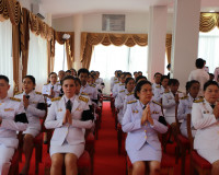 จังหวัดสุราษฏร์ธานีประกอบพิธีสวดพระพุทธมนต์และทำบุญตักบาตรถว ... พารามิเตอร์รูปภาพ 19