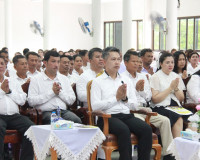 พุทธศาสนิกชนสุราษฎร์ธานีทุกหมู่เหล่าพร้อมใจร่วมพิธีเจริญพระพ ... พารามิเตอร์รูปภาพ 26