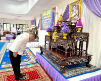 พุทธศาสนิกชนสุราษฎร์ธานีทุกหมู่เหล่าพร้อมใจร่วมพิธีเจริญพระพ ... พารามิเตอร์รูปภาพ 55