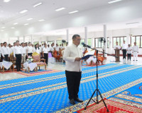 พุทธศาสนิกชนสุราษฎร์ธานีทุกหมู่เหล่าพร้อมใจร่วมพิธีเจริญพระพ ... พารามิเตอร์รูปภาพ 59