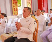 จังหวัดสุราษฎร์ธานี ร่วมกับคณะสงฆ์ 14 จังหวัดภาคใต้ จัดพิธีเ ... พารามิเตอร์รูปภาพ 8
