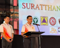 รองผู้ว่าราชการจังหวัดสุราษฎร์ธานี ร่วมเดินขบวนและเป็นประธาน ... พารามิเตอร์รูปภาพ 2