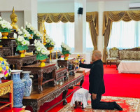 รองผู้ว่าราชการจังหวัดสุราษฎร์ธานี เป็นประธานพิธีบำเพ็ญกุศลส ... พารามิเตอร์รูปภาพ 1