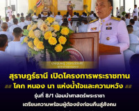 จังหวัดสุราษฎร์ธานี เปิดโครงการพระราชทาน “โคก หนอง นา แห่งน้ ... พารามิเตอร์รูปภาพ 36