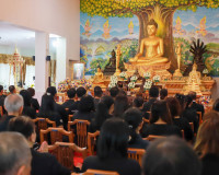 จังหวัดสุราษฎร์ธานี จัดพิธีบำเพ็ญกุศลสวดพระอภิธรรม อุทิศถวาย ... พารามิเตอร์รูปภาพ 7
