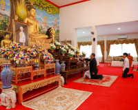 จังหวัดสุราษฎร์ธานี จัดพิธีบำเพ็ญกุศลสวดพระอภิธรรม อุทิศถวาย ... พารามิเตอร์รูปภาพ 25