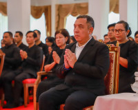 จังหวัดสุราษฎร์ธานี จัดพิธีบำเพ็ญกุศลสวดพระอภิธรรม อุทิศถวาย ... พารามิเตอร์รูปภาพ 34