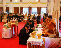 จังหวัดสุราษฎร์ธานี จัดพิธีบำเพ็ญกุศลสวดพระอภิธรรม อุทิศถวาย ... พารามิเตอร์รูปภาพ 27