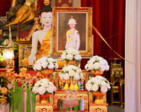 จังหวัดสุราษฎร์ธานี จัดพิธีบำเพ็ญกุศลสวดพระอภิธรรม อุทิศถวาย ... พารามิเตอร์รูปภาพ 47