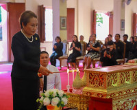 จังหวัดสุราษฎร์ธานี จัดพิธีบำเพ็ญกุศลสวดพระอภิธรรม อุทิศถวาย ... พารามิเตอร์รูปภาพ 48