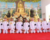 จังหวัดสุราษฎร์ธานีจัดพิธีบำเพ็ญกุศลและทำบุญตักบาตร ในวาระคร ... พารามิเตอร์รูปภาพ 14