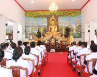 จังหวัดสุราษฎร์ธานีจัดพิธีบำเพ็ญกุศลและทำบุญตักบาตร ในวาระคร ... พารามิเตอร์รูปภาพ 16