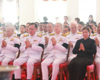 จังหวัดสุราษฎร์ธานีจัดพิธีบำเพ็ญกุศลและทำบุญตักบาตร ในวาระคร ... พารามิเตอร์รูปภาพ 34